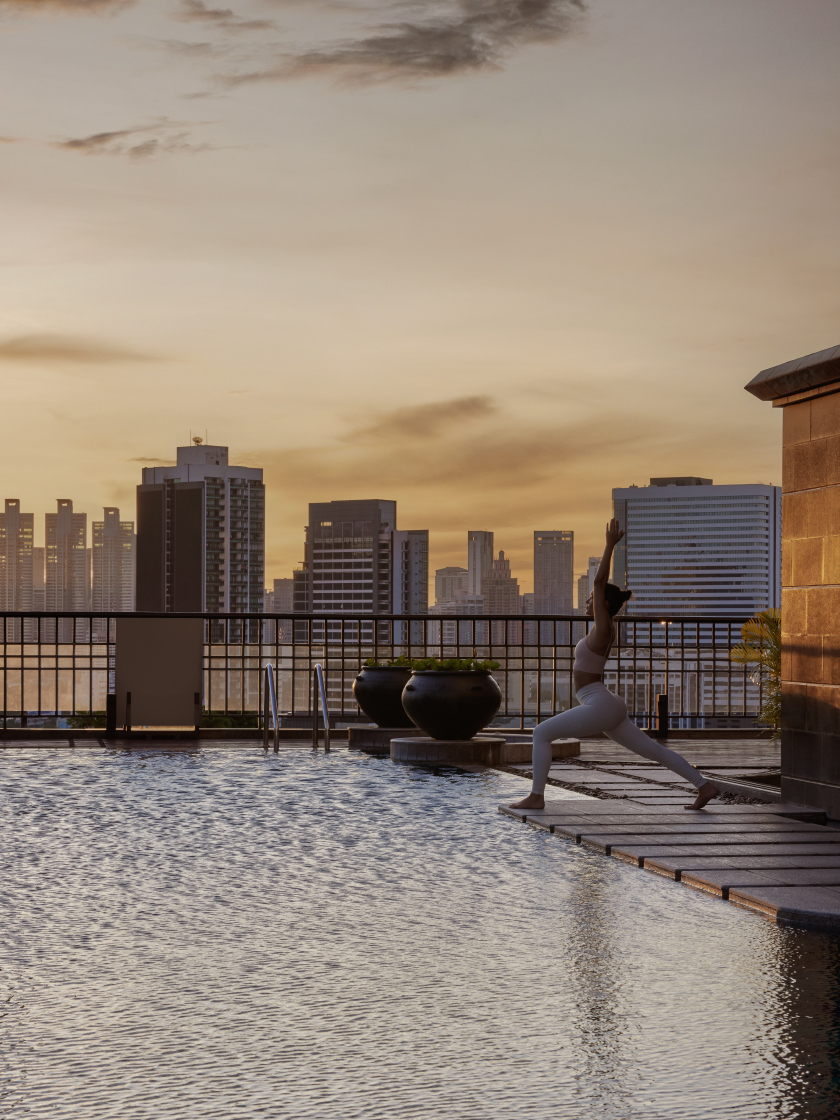 Banyan Tree Spa Bangkok Stretching